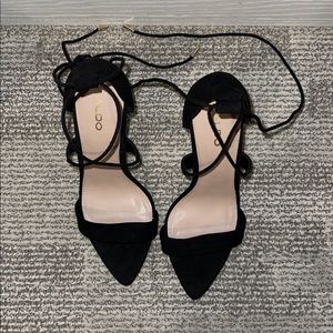 Black Aldo Heels